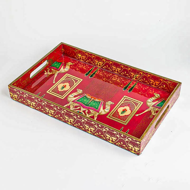 Camel Carriage Serving Tray media 5