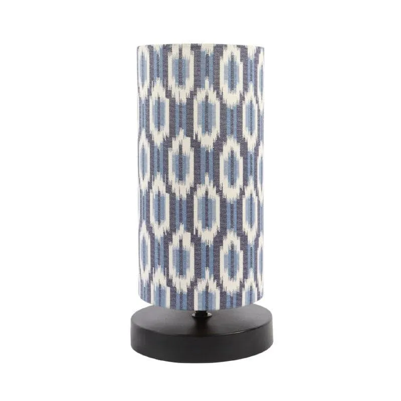 Lois Torine Fabric Table Lamp - Blue,White media 4
