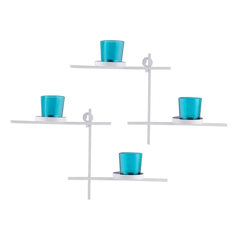 Terra Luminaire Votive Duo (Turquoise) - Set Of Two media 3