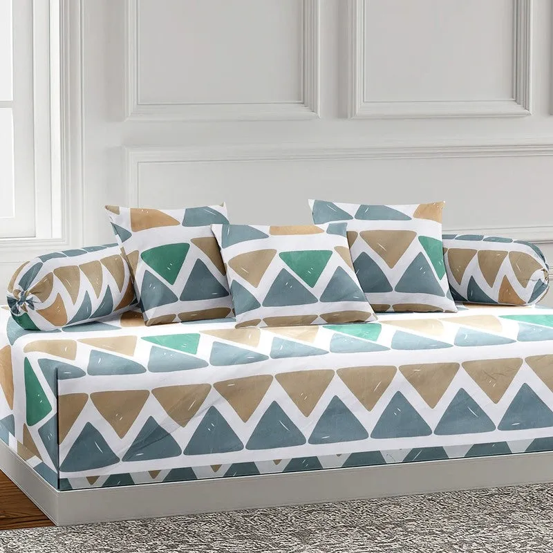 Patterna Printed Diwan Set - Six Piece Set media 3