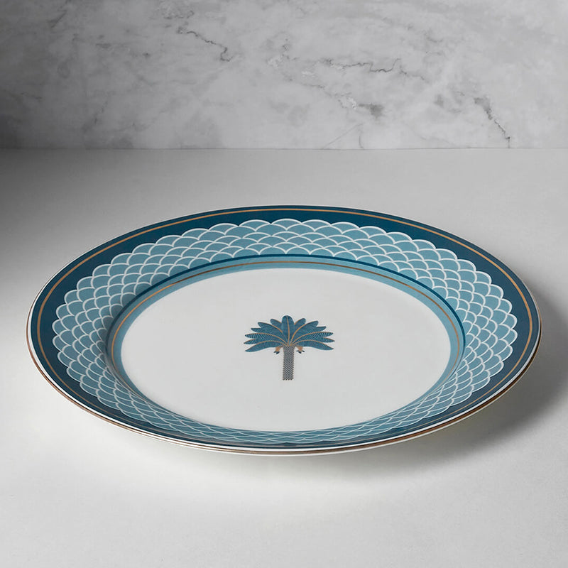 India Circus Blanche Bone China Dinner Plate media 3