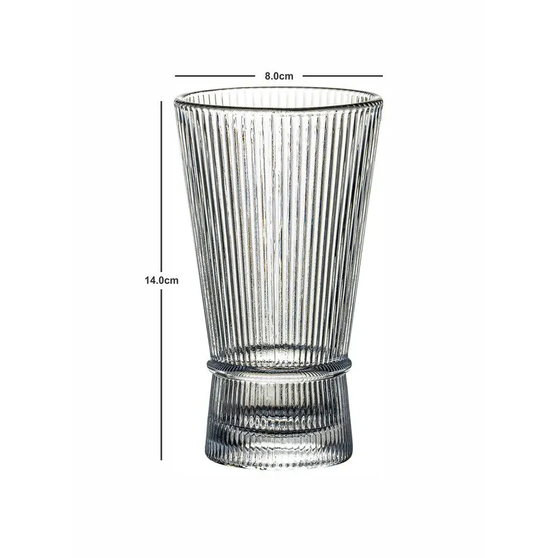 Glass Drinking Glasses (300 mL Each) - Set Of Six media 6