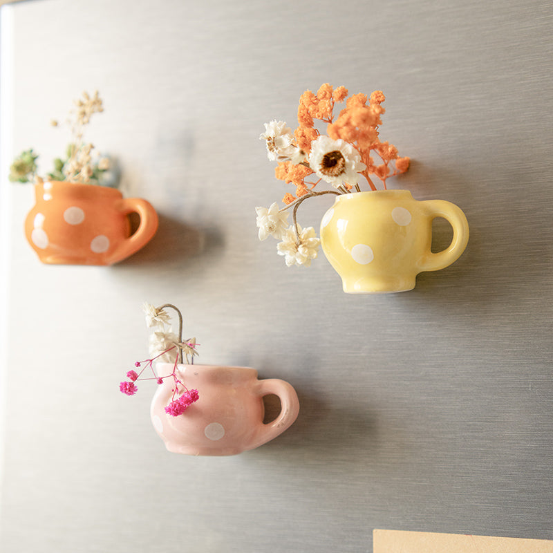 Garden Party Magnetic Fridge Planter - Set Of Four media 4