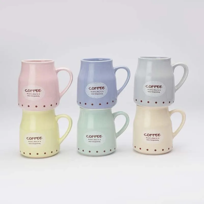 Caffeine Ceramic Tea Cup (200 mL Each) - Set of Six media 5