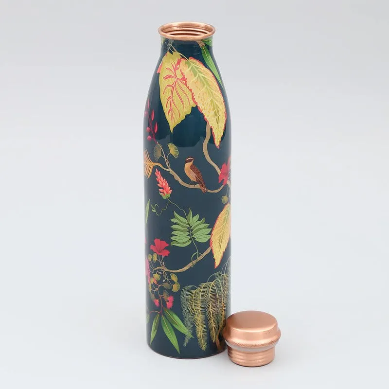 Fronds & Florets Copper Bottle - 950 mL media 5