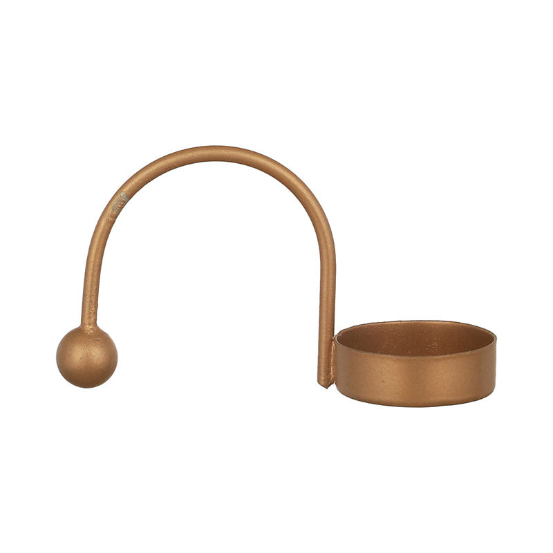 Zuria Tealight Candle Holder (Gold) - Set of Four media 4