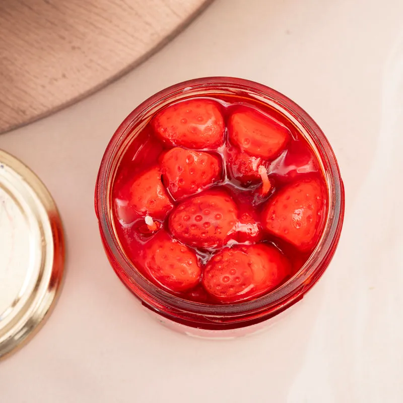 Strawberry Jam Scented Candle - Strawberry media 5