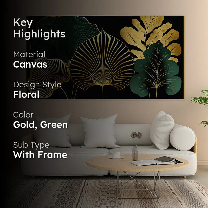 Ellelthyla Foliage Canvas Wall Painting media 2