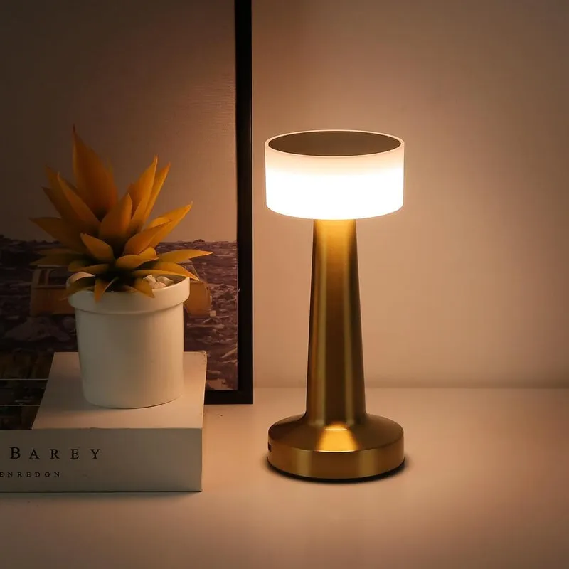 Beamora Metal Table Lamp - Gold,White media 5