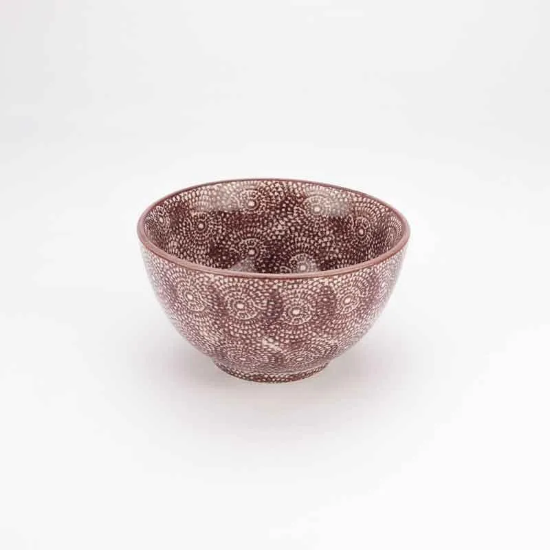 Fireworks Brown Bowl media 4