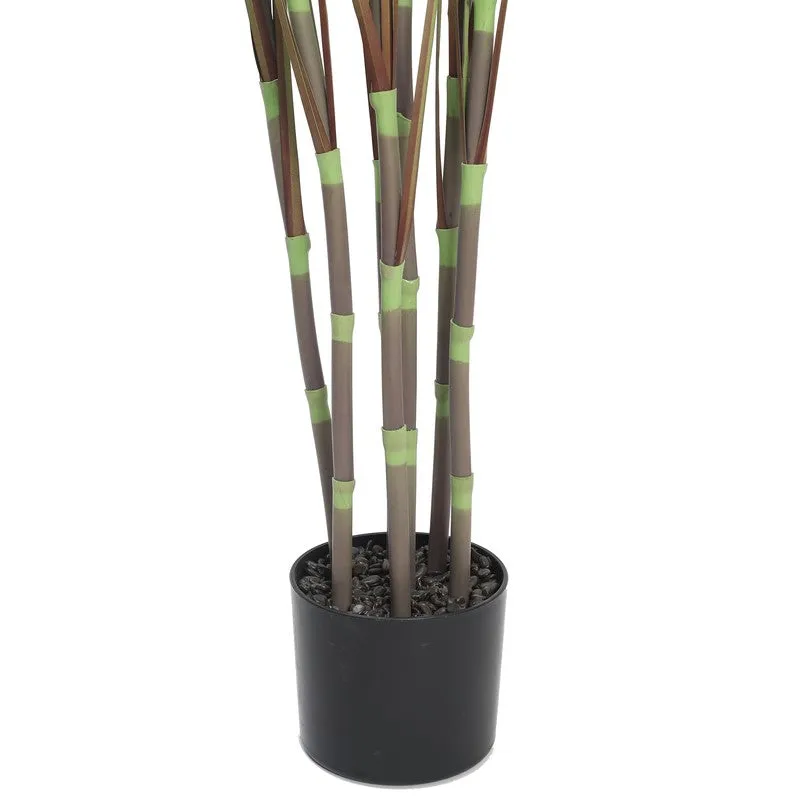EcoLeaf Artificial Plant With Black Plastic Pot - 3.9 ft media 5