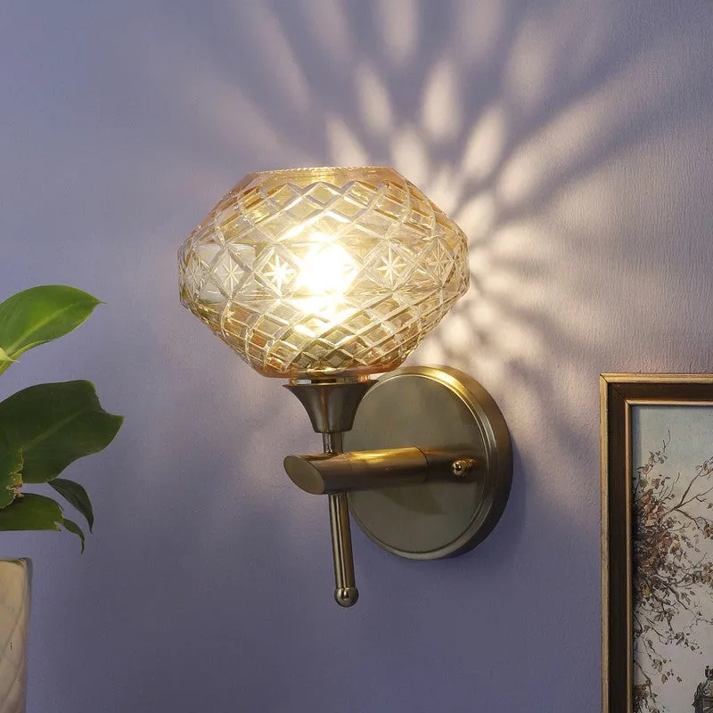 Vintage Style Sphere Wall Lamp media 1