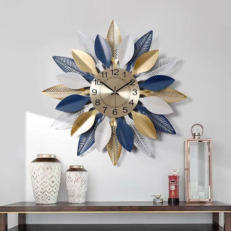 Hands Silent Wall Clock - Multicolor media 1