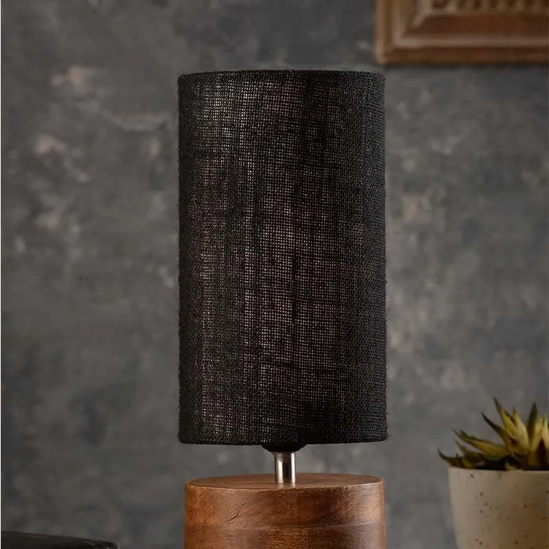 Black Magic Fabric Table Lamp - Black media 3