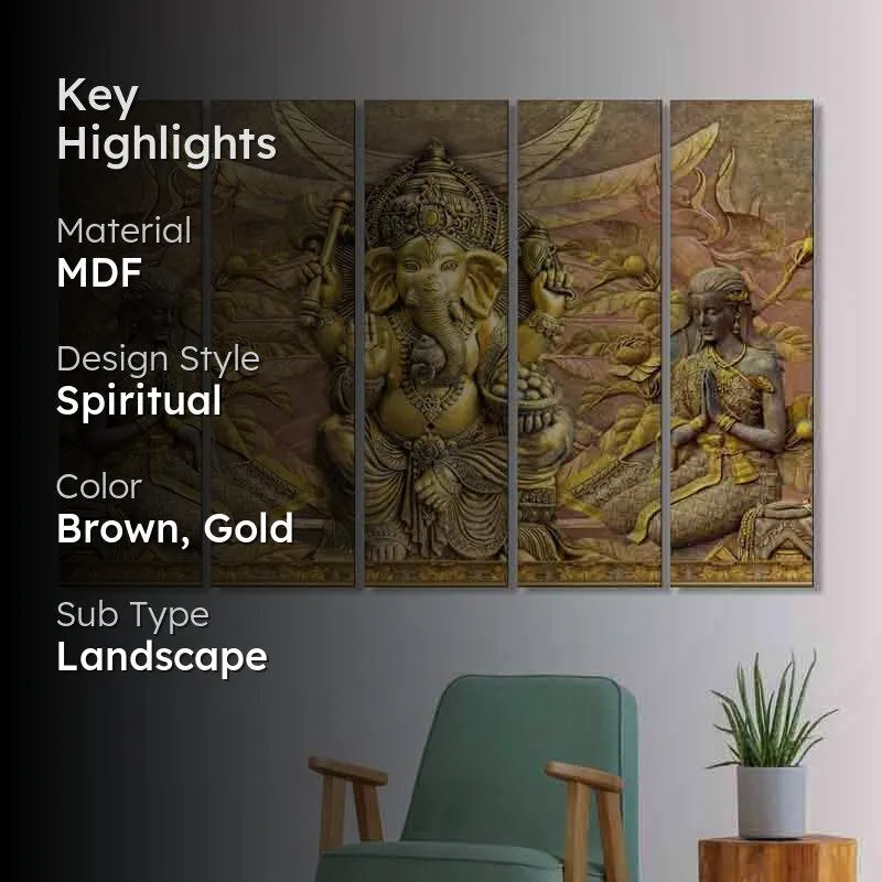 Morya Wall Art - Five Piece Set media 2