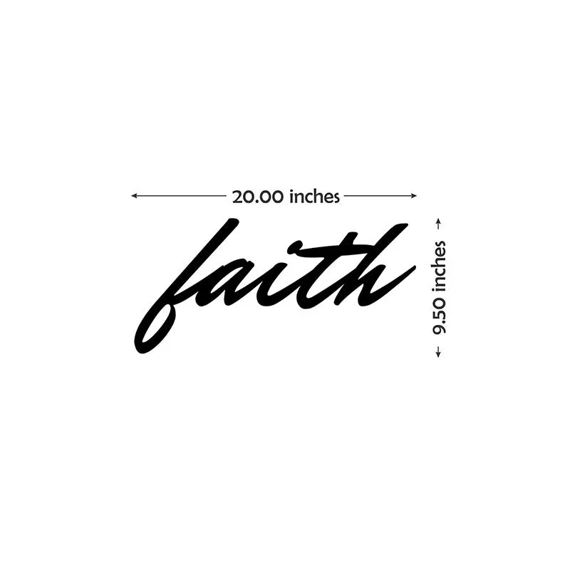 Faith Iron Wall Accent media 5