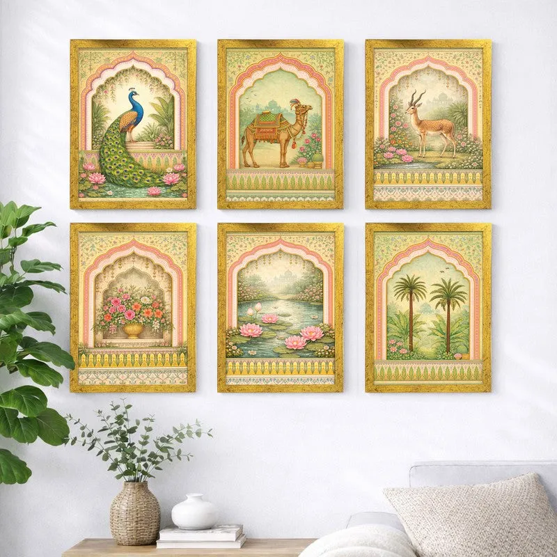 The Archway Chronicles Paper Wall Paintings - Set Of Six media 4