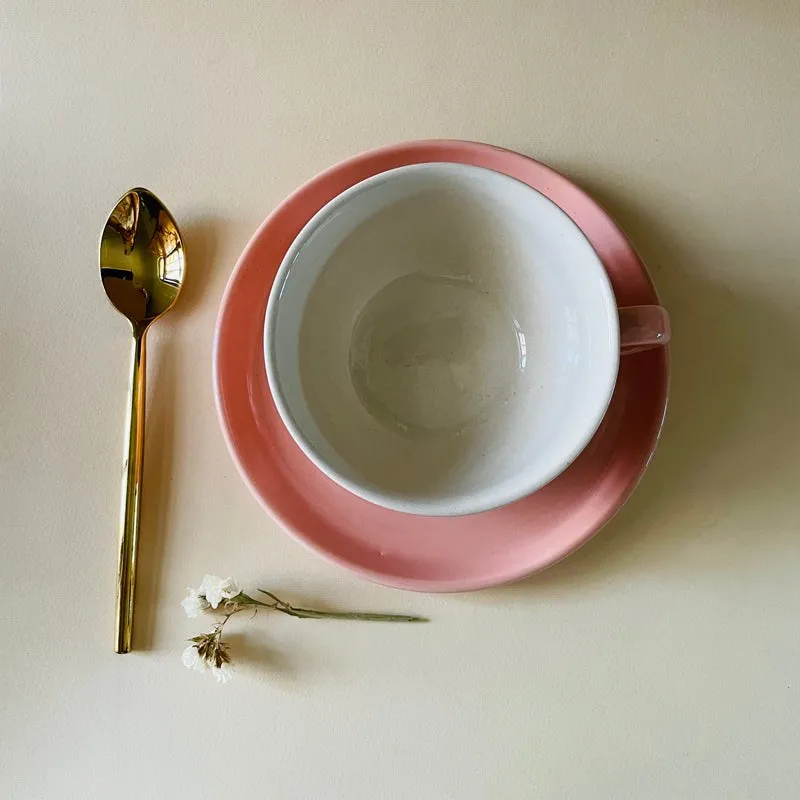 Carsten Cup & Saucer (Pink) - 240 ML media 3