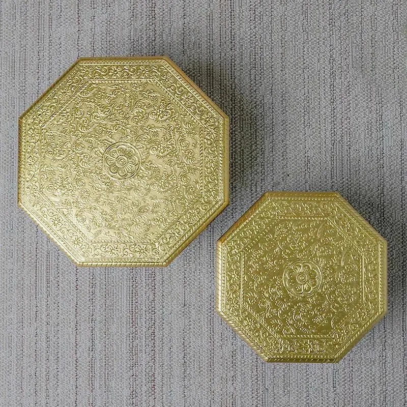 FolkStep Decorative Seating Stool - Set Of Two media 4