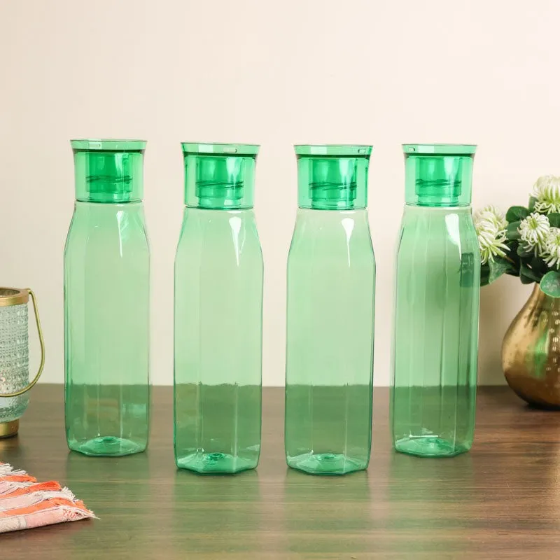 AquaLite Green Clear PET Bottle (1000 mL Each) - Set Of Four media 1