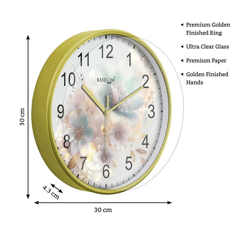 Pastel Petale Plastic Wall Clock media 7
