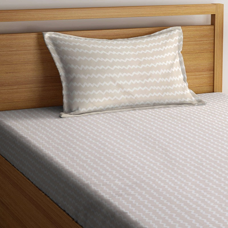 Restful Stripe Bedsheet - 140 GSM media 4