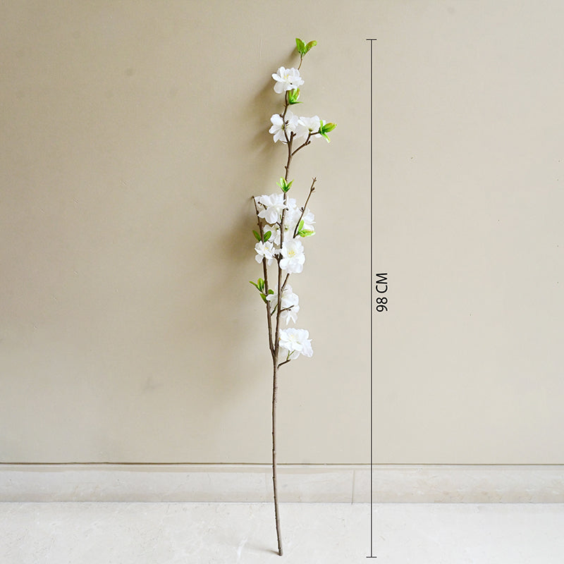 Lunis Artificial Flower Stick (White) - Set Of Two media 7