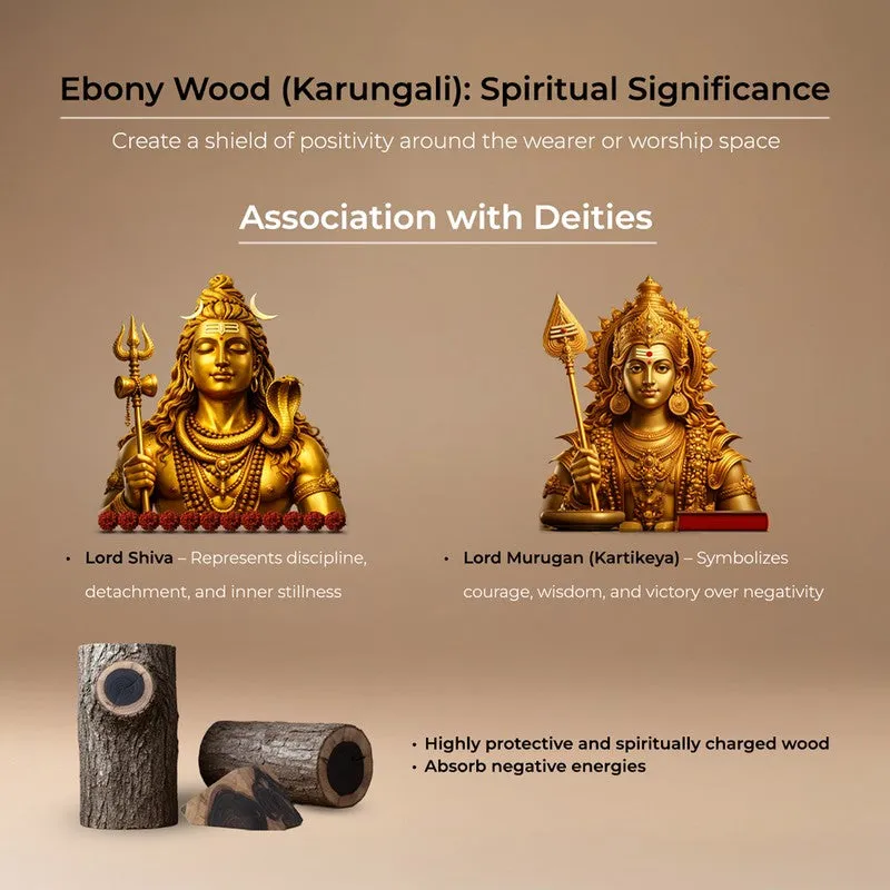 Shivling Ebony Wood Idol media 6