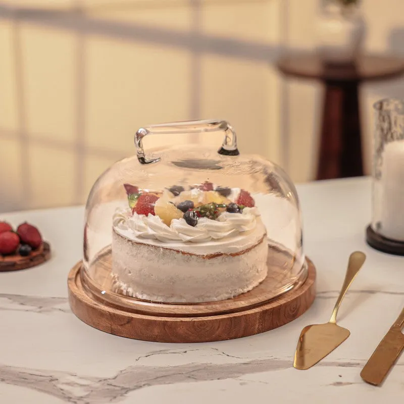Ambro Cake Stand With Dome media 3