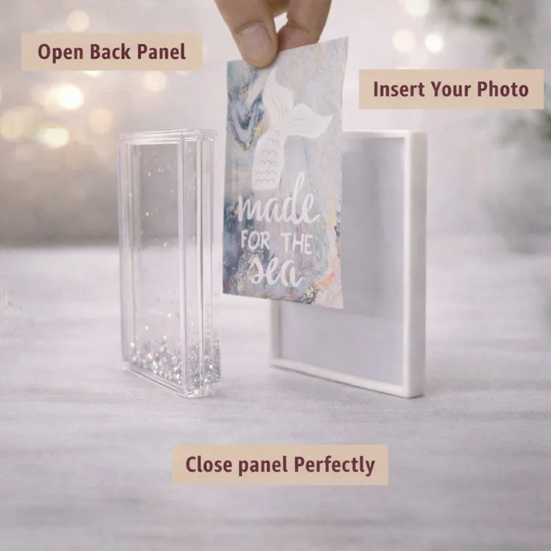 Made for the Sea Glitter Photo Frame With Fridge Magnet media 6