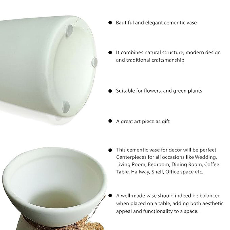 Moha White Vase media 5