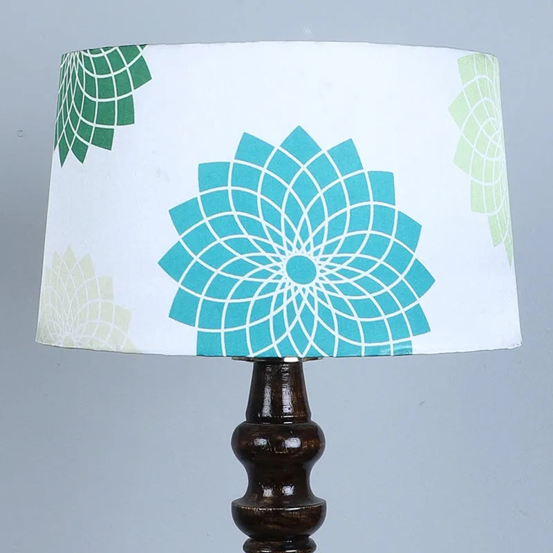 Akari Totem Printed Mango Wood Floor Lamp - Black media 4