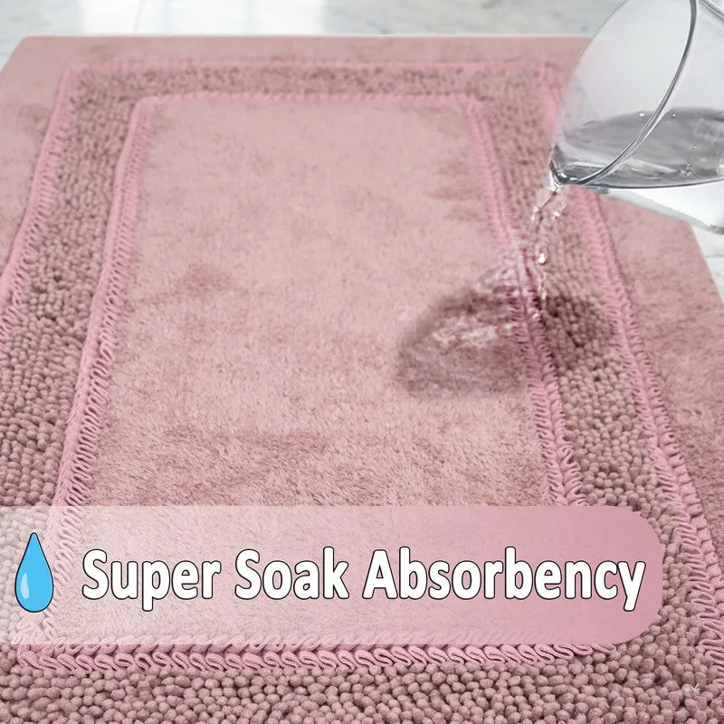 SpaStep Cotton Bath Mat - Pink media 5