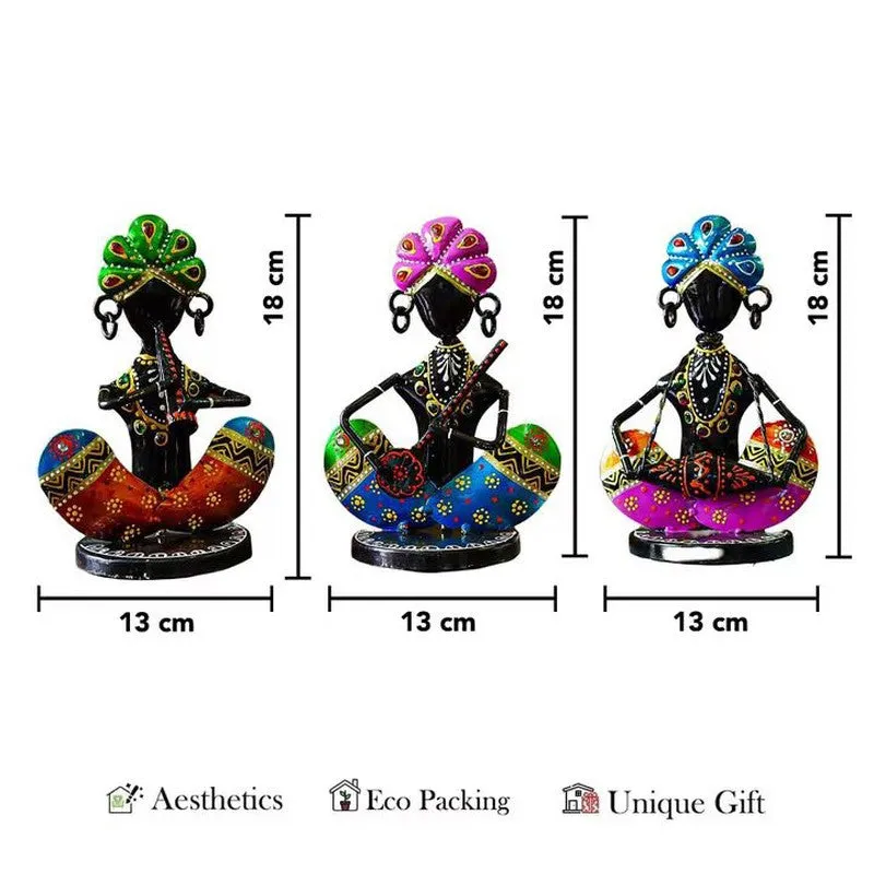Elanora Premium Art Showpiece - Set Of Three media 6
