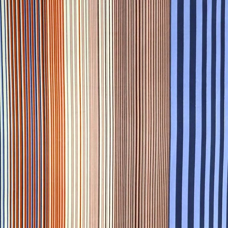 Ekiya Striped Microfiber Bedsheet - 110 GSM media 5