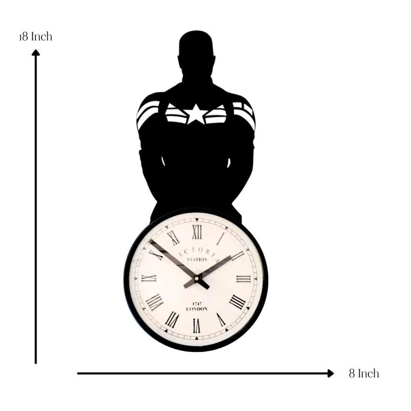 Classicdial Steel Analog Wall Clock - Black media 7