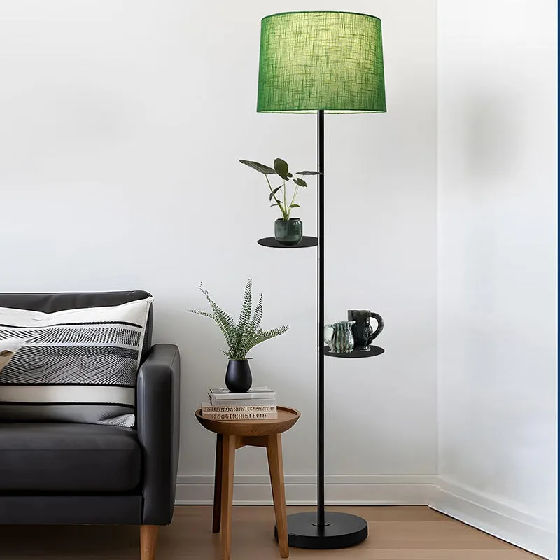Elfin Floor Lamp With Shelf - Green media 3