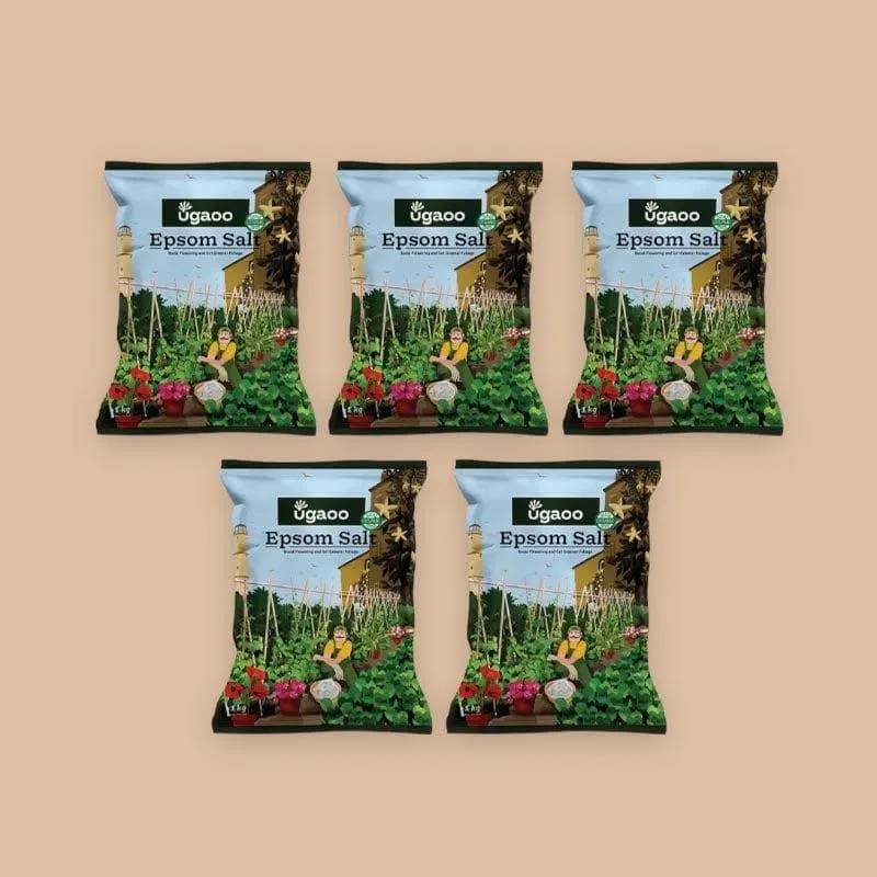 Ugaoo Magnesium Sulphate Organic Fertilizer (Epsom Salt) - (1kg,3kg,5kg) media 1