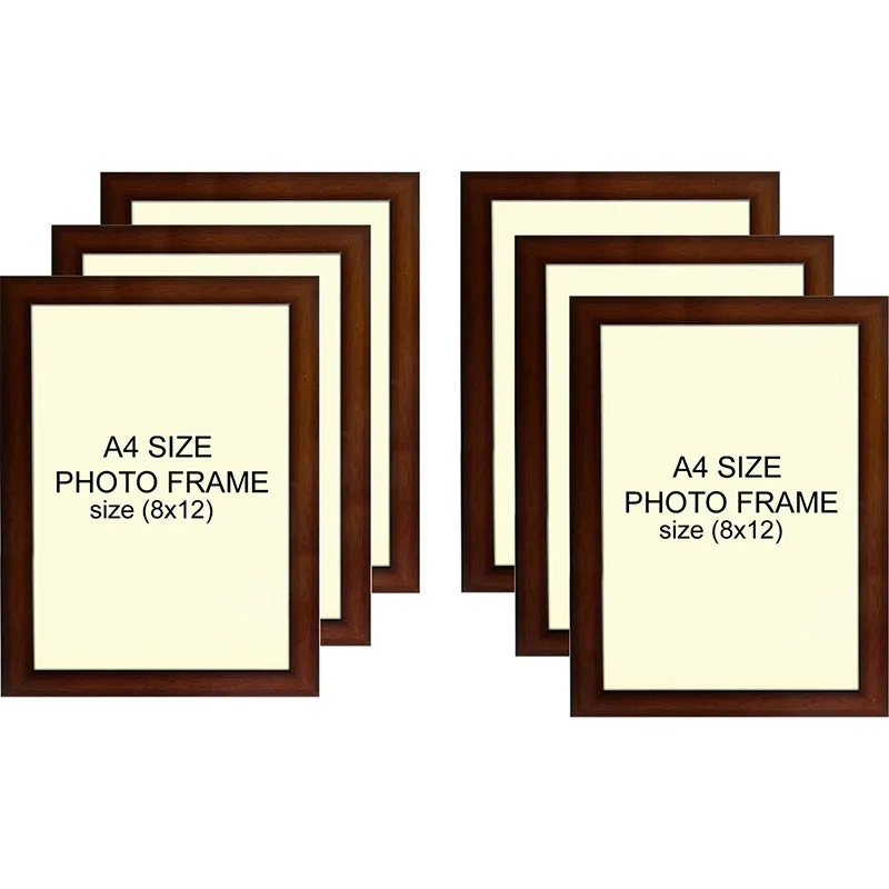 Rafiki Photo Frame (Brown) - Set Of Six media 6