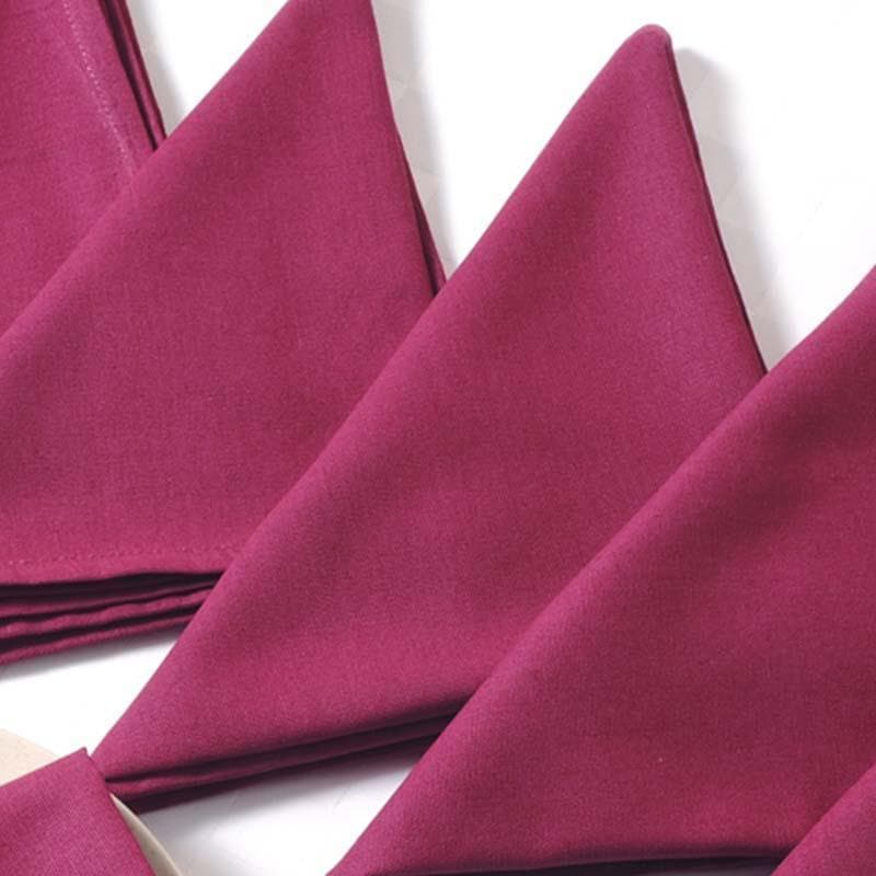 Swayam Essentially Purple Table Napkin - Set Of Six media 3