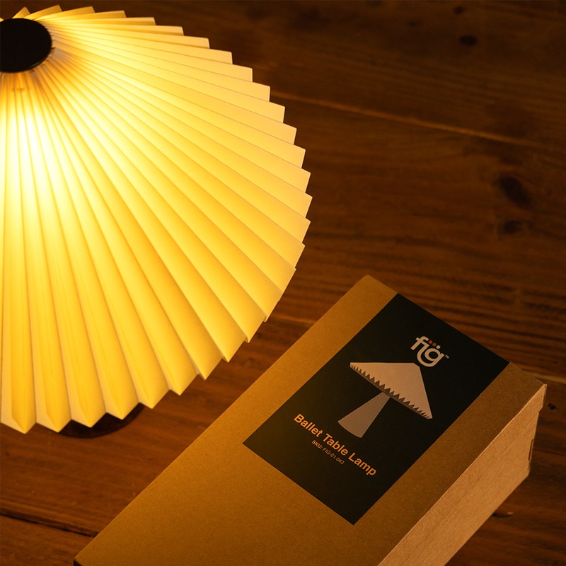 Fig Living Ballet Table Lamp - White,Brown media 9