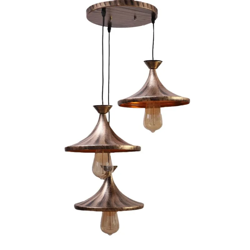 Warm Vintage Iron Ceiling Lamp media 3