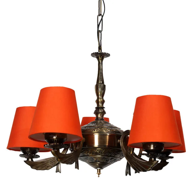 Lumba Conical Golden Antique Ceiling Lamp media 4