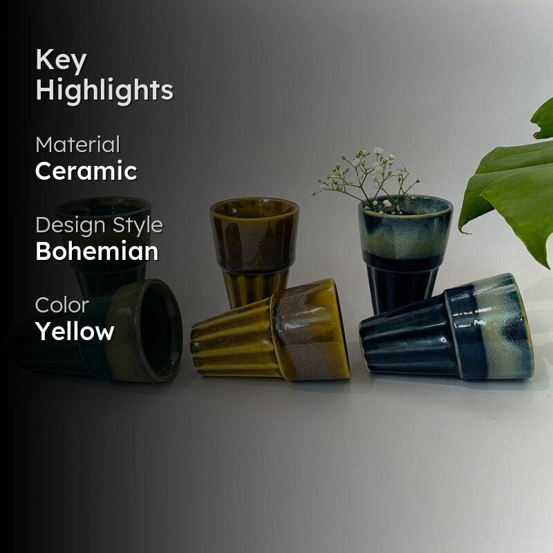 Hebe Ceramic Khullad Mustard - 150 ML media 2