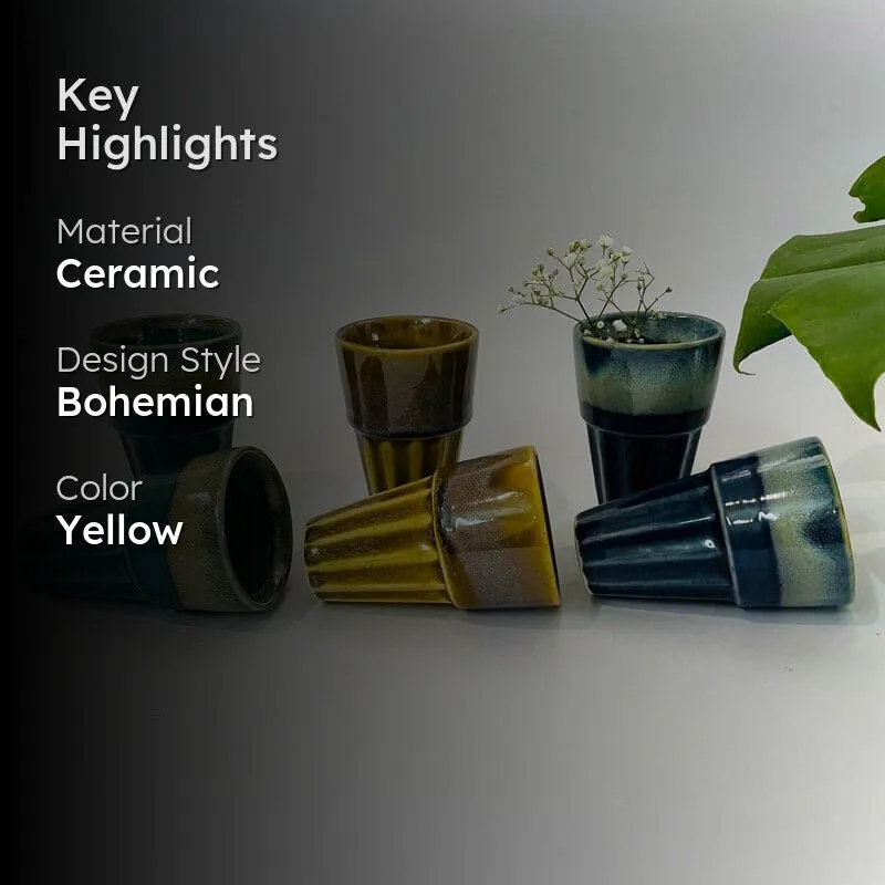 Hebe Ceramic Khullad Mustard - 150 ML media 2