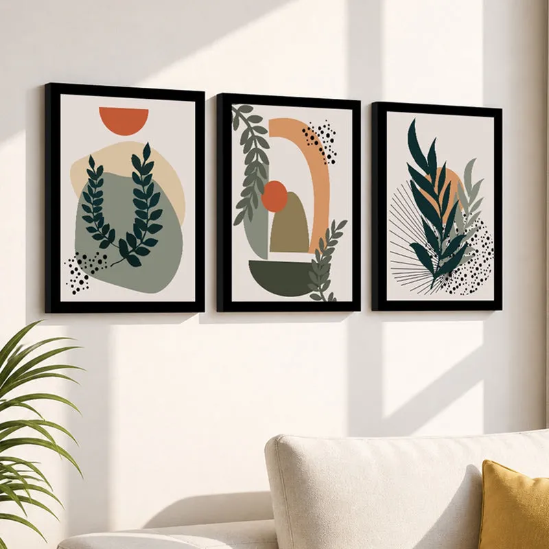 Botanical Boho Wall Art - Set Of Three media 1