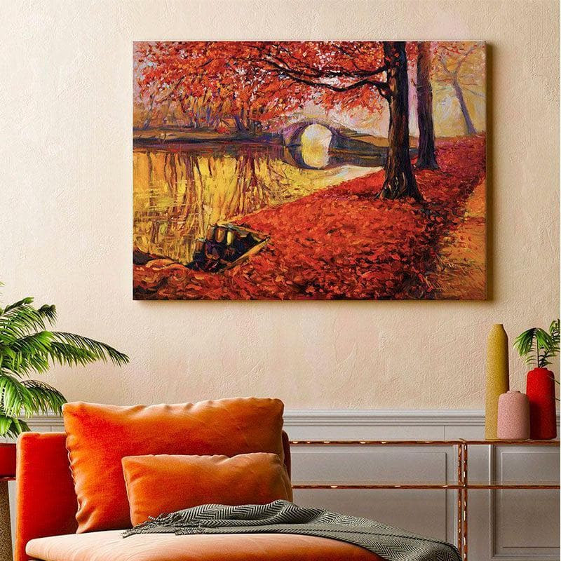 Autumn Beauty Wall Painting - Gallery Wrap