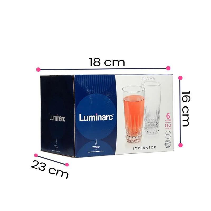 Luminarc Imperator Glass (310 mL) - Set Of Six media 7