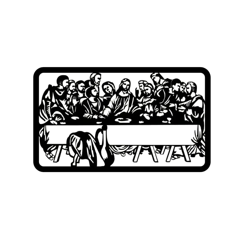 The Last Supper Silhouette Iron Wall Accent media 4
