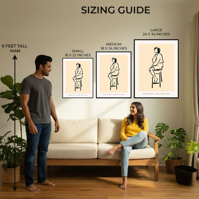 Pensive Moment Archival Canvas Wall Art - Black Frame media 9
